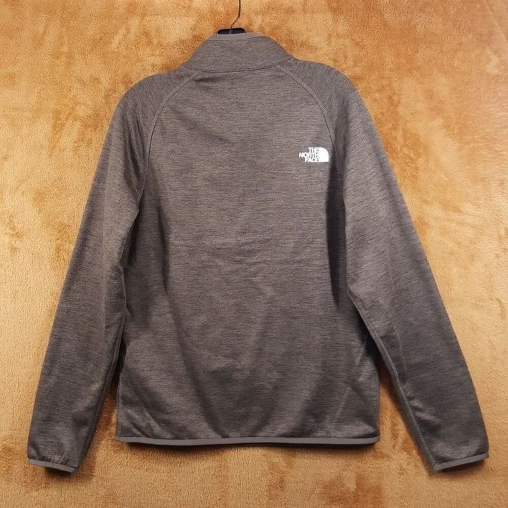 THE NORTH FACE Sweatshirt Mens Small Brown 1/2 Zip Fleece Pullover CANYONLANDS